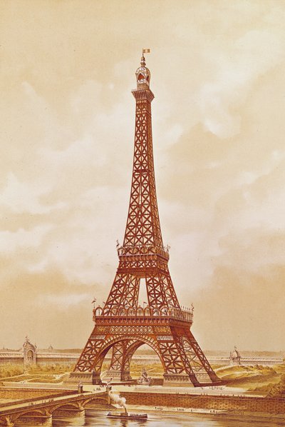 The Eiffel Tower by French School
